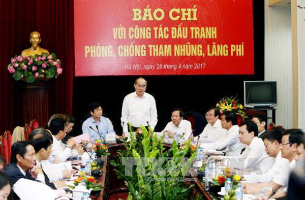 Báo chí có vai trò rất lớn trong đấu tranh phòng, chống tham nhũng